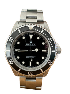 Rolex Submariner (No Date) No-Date MINT Condition Black Ceramic Bezel Black Dial Stainless Steel Oyster