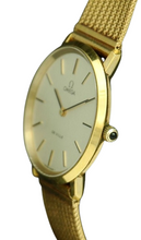 Load image into Gallery viewer, 1976 OMEGA DEVILLE WATCH 33mm 18K 750 Solid Gold Band Ref 111.0107 Cal.625 17J