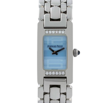 Load image into Gallery viewer, Ladies Audemars Piguet Promesse 67259ST Stainless Steel 20mm Blue Dial Box&amp;Books
