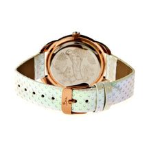 Load image into Gallery viewer, Boum Forte Crystal-Bezel Leather-Band Ladies Watch