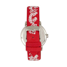 Load image into Gallery viewer, Bertha Penelope MOP Nylon-Overlaid Leather-Band Watch