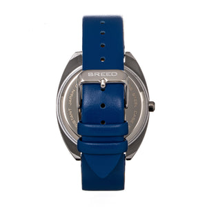 Breed Victor Leather-Band Watch - Blue