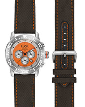 Load image into Gallery viewer, BR-1 FLAME MEN&#39;S CHRONOGRAPH WATCH-BROWN HYBRID