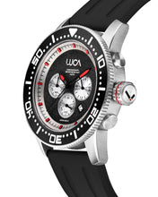 Load image into Gallery viewer, BR-1 OBSIDIAN ROSSO MEN&#39;S CHRONOGRAPH WATCH-BLACK SPORTS