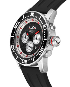 BR-1 OBSIDIAN ROSSO MEN'S CHRONOGRAPH WATCH-BLACK SPORTS