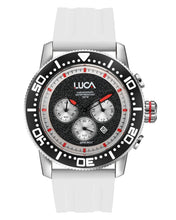 Load image into Gallery viewer, BR-1 OBSIDIAN ROSSO MEN&#39;S CHRONOGRAPH WATCH-WHITE SPORTS