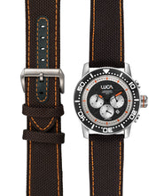 Load image into Gallery viewer, CH-1 OBSIDIAN FLAME MEN&#39;S CHRONOGRAPH WATCH- BROWN HYBRID