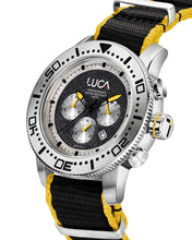 Load image into Gallery viewer, CH-1 OBSIDIAN FIREFLY MEN&#39;S CHRONOGRAPH WATCH-NATO