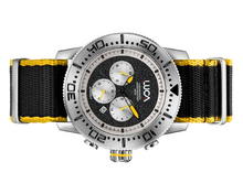 Load image into Gallery viewer, CH-1 OBSIDIAN FIREFLY MEN&#39;S CHRONOGRAPH WATCH-NATO