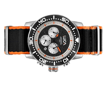 Load image into Gallery viewer, CH-1 OBSIDIAN FLAME MEN&#39;S CHRONOGRAPH WATCH-NATO