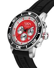 Load image into Gallery viewer, CH-1 ROSSO MEN&#39;S CHRONOGRAPH WATCH- BLACK SPORT