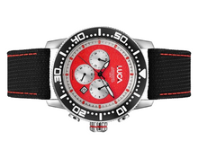 Load image into Gallery viewer, CH-1 ROSSO MEN&#39;S CHRONOGRAPH WATCH- BLACK HYBRID