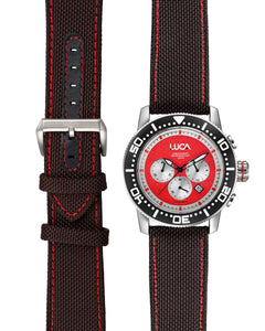 CH-1 ROSSO MEN'S CHRONOGRAPH WATCH- BROWN HYBRID