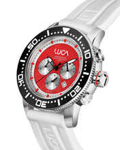 Load image into Gallery viewer, CH-1 ROSSO MEN&#39;S CHRONOGRAPH WATCH- WHITE SPORT