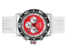 Load image into Gallery viewer, CH-1 ROSSO MEN&#39;S CHRONOGRAPH WATCH- WHITE SPORT