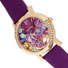 Load image into Gallery viewer, Bertha Vanessa Leather Band Watch - Purple