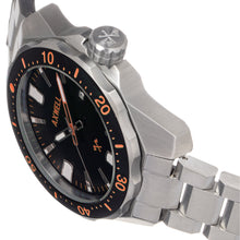 Load image into Gallery viewer, Axwell Timber Bracelet Watch w/ Date - Black/Orange
