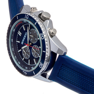 Breed Tempo Chronograph Strap Watch - Navy