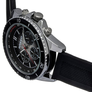 Breed Tempo Chronograph Strap Watch - Black