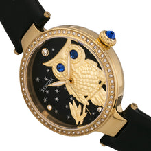 Load image into Gallery viewer, Bertha Rosie Leather-Band Watch - Gold/Black