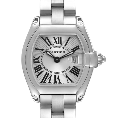 Cartier Roadster Silver Dial Luxury Womens Dress Watch W62016V3 Buy On Sale