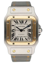 Load image into Gallery viewer, Cartier Santos Galbee W20099C4 Two-Tone Mens Watch Box Papers