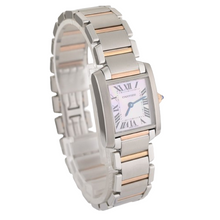 Load image into Gallery viewer, Cartier Tank Francaise 18K Rose Gold Steel MOP Dial Quartz Ladies Watch 2384