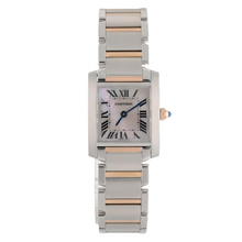 Load image into Gallery viewer, Cartier Tank Francaise 18K Rose Gold Steel MOP Dial Quartz Ladies Watch 2384
