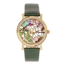 Load image into Gallery viewer, Bertha Vanessa Leather Band Watch - Green