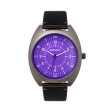 Load image into Gallery viewer, Breed Victor Leather-Band Watch - Purple/Black