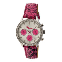 Load image into Gallery viewer, Boum Serpent Leather-Band Ladies Watch w/ Day/Date