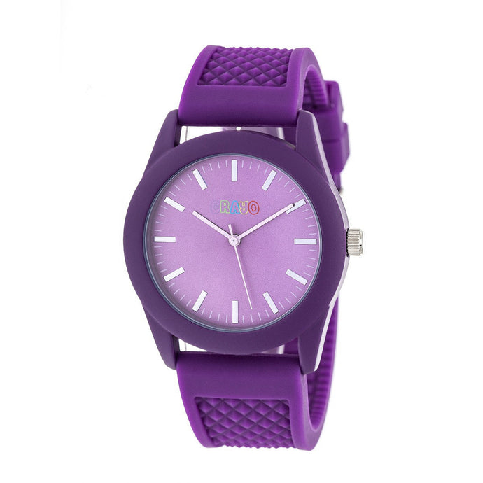 Crayo Storm Unisex Watch - Purple