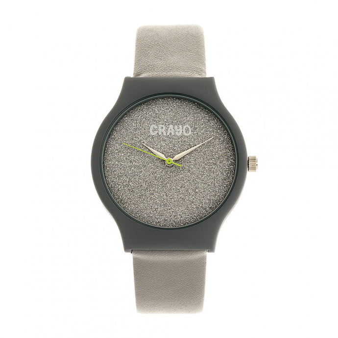 Crayo Glitter Unisex Watch - Grey