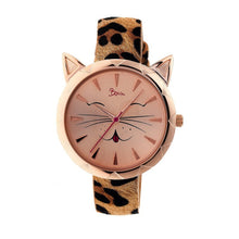 Load image into Gallery viewer, Boum Miaou Cat-Accent Ladies Watch