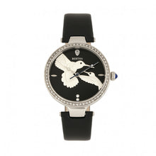 Load image into Gallery viewer, Bertha Nora Leather-Band Watch - Black