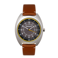 Load image into Gallery viewer, Breed Victor Leather-Band Watch - Grey/Brown