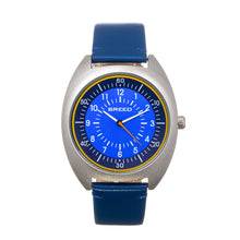 Load image into Gallery viewer, Breed Victor Leather-Band Watch - Blue