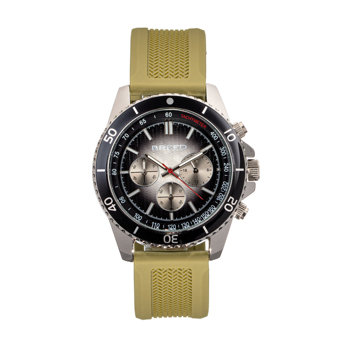 Breed Tempo Chronograph Strap Watch - Olive
