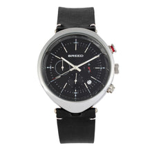 Load image into Gallery viewer, Breed Tempest Chronograph Leather-Band Watch w/Date
