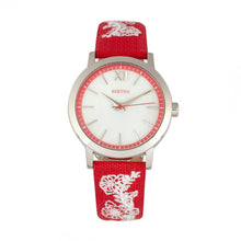 Load image into Gallery viewer, Bertha Penelope MOP Nylon-Overlaid Leather-Band Watch