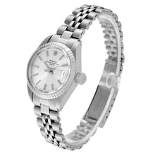 Load image into Gallery viewer, Ladies Rolex Oyster Perpetual Datejust Watch 6917 Stainless Steel 26mm MOP w box