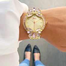 Load image into Gallery viewer, Boum Precieux Crystal-Surround Bezel Ladies Watch
