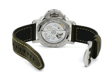 Load image into Gallery viewer, Panerai Luminor GMT Stainless Steel Watch PAM01535
