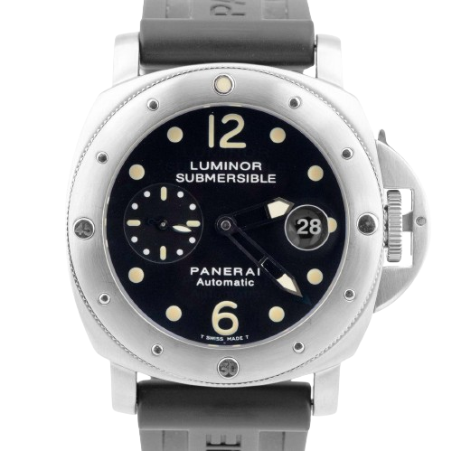Panerai Luminor Submersible PATINA Steel Black 44mm PAM00024 Automatic Watch
