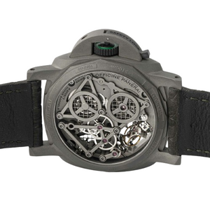 Panerai Watch Luminor Tourbillon GMT “Lo Scienziato” Sand-Blasted Titanium
