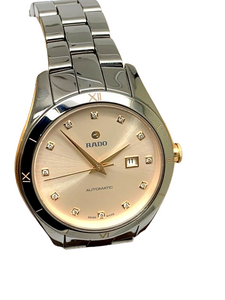 Rado Women's Watch R32043712 Hyperchrome Swiss Automatic Diamond Rose Dial 36mm