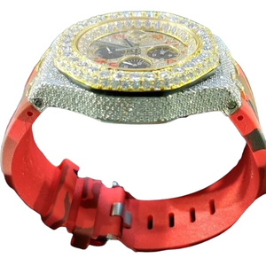 VVS Moissanite Watch, Mechanical Full Iced Out Men's Watch, Hip-Hop Wristwatch