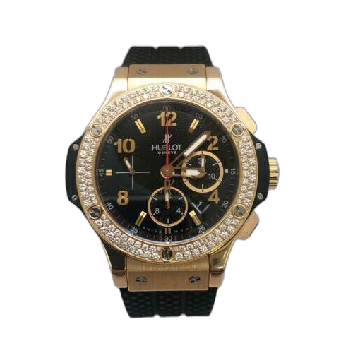 Hublot Big Bang 301 Diamond Bezel 18k Gold Men's Watch