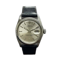 Load image into Gallery viewer, Rolex Datejust 36mm 116244 Rhodium Waves Diamond Dial Automatic Watch B&amp;P 2011