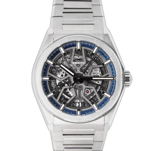 2022 Zenith Defy Classic Titanium Blue Skeleton 41mm 95.9000.670/78.M9000 Watch